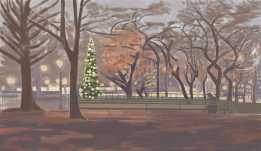 Christmas and the view west by Lauren Edmond
