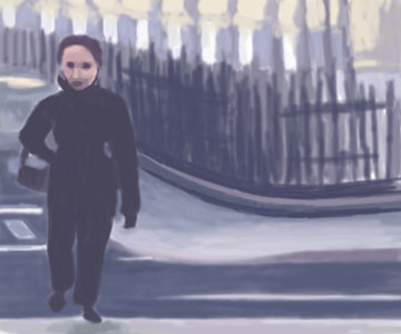 Girl crossing B by Lauren Edmond