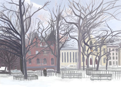 Last Snow on B by Lauren Edmond