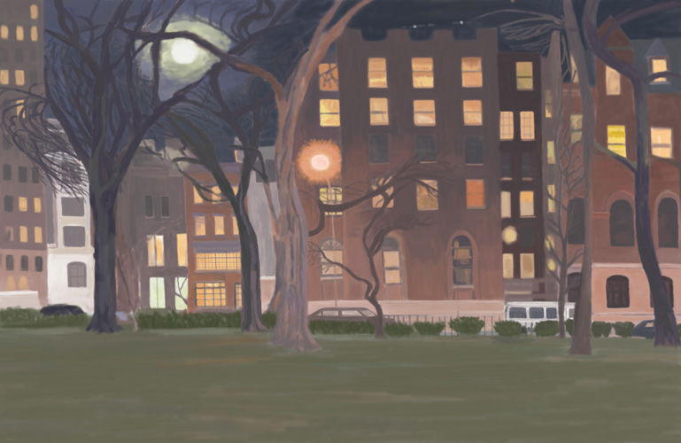 Lunar Eclipse on B by Lauren Edmond