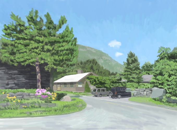 Plattekill Crossroads by Lauren Edmond