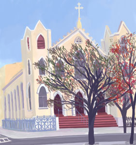 St Brigid in the Fall by Lauren Edmond