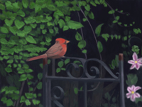 Cardinal at La Plaza