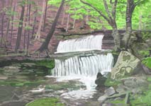 Waterfall at Becker Hollow